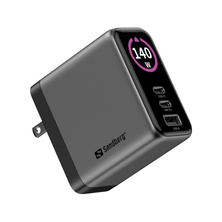 Sandberg Travel Charger PD140W Display